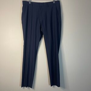 Calvin Klein Men's Dark Blue Dress Pants